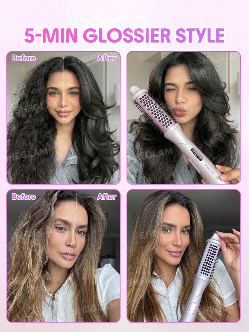 برس حرارتی شیگلام SHEGLAM Hydra Shot Steam Blowout Brush Pro - Image 5