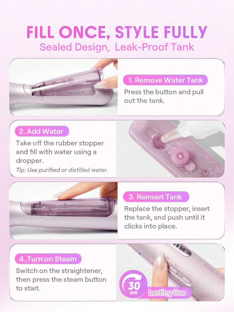 برس حرارتی شیگلام SHEGLAM Hydra Shot Steam Blowout Brush Pro - Image 9