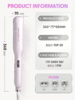 اتو بخار مو شیگلام SHEGLAM Hydra Shot Steam Iron Pro - Image 10