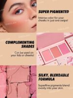 پالت رژگونه سه‌تایی شیگلم SHEGLAM Sweet Cheeks Blush Trio رنگ Private Cabana - Image 6