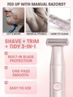 شیور برقی تک‌تیغه بدن و صورت شیگلم SHEGLAM Smooth Moves Single Blade Electric Razor - Image 3