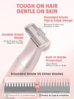 شیور برقی تک‌تیغه بدن و صورت شیگلم SHEGLAM Smooth Moves Single Blade Electric Razor - Image 4