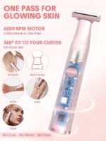 شیور برقی تک‌تیغه بدن و صورت شیگلم SHEGLAM Smooth Moves Single Blade Electric Razor - Image 5