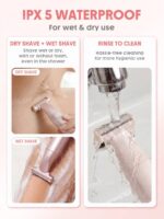 شیور برقی تک‌تیغه بدن و صورت شیگلم SHEGLAM Smooth Moves Single Blade Electric Razor - Image 6