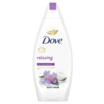 شامپو بدن مرطوب‌کننده و نرم‌کننده داو Dove Purely Pampering Coconut Milk & Jasmine Petals با رایحه شیر نارگیل و گل یاس حجم 500 میل