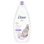 شامپو بدن مرطوب‌کننده و نرم‌کننده داو Dove Purely Pampering Coconut Milk & Jasmine Petals با رایحه شیر نارگیل و گل یاس حجم 500 میل - Image 2