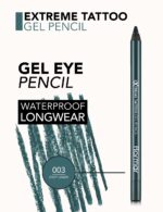 مداد چشم ژلی ضدآب فلورمار Flormar Extreme Tattoo Gel Pencil شماره 03 رنگ Deep Green - Image 2