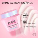 ماسک مو براق‌کننده و صاف‌کننده لورآل LOreal Paris Elvive Glycolic Gloss حاوی 13٪ کمپلکس گلیکولیک گلاس حجم 300 میل - Image 2