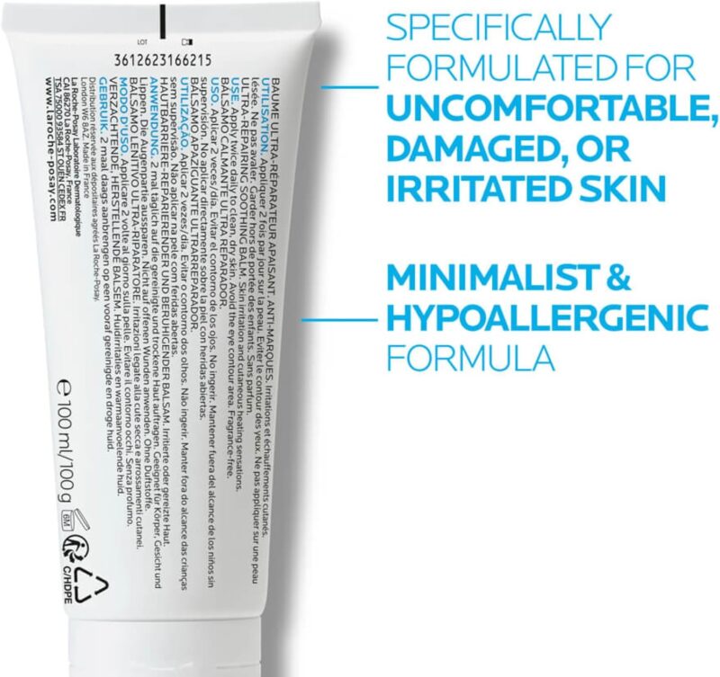 بالم مرطوب‌کننده و تسکین‌دهنده پوست لاروش پوزای La Roche-Posay Cicaplast Baume B5+ حجم 40 میل - Image 6