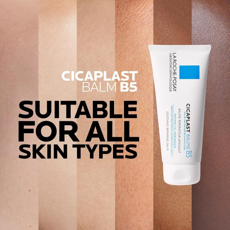 بالم مرطوب‌کننده و تسکین‌دهنده پوست لاروش پوزای La Roche-Posay Cicaplast Baume B5+ حجم 40 میل - Image 4