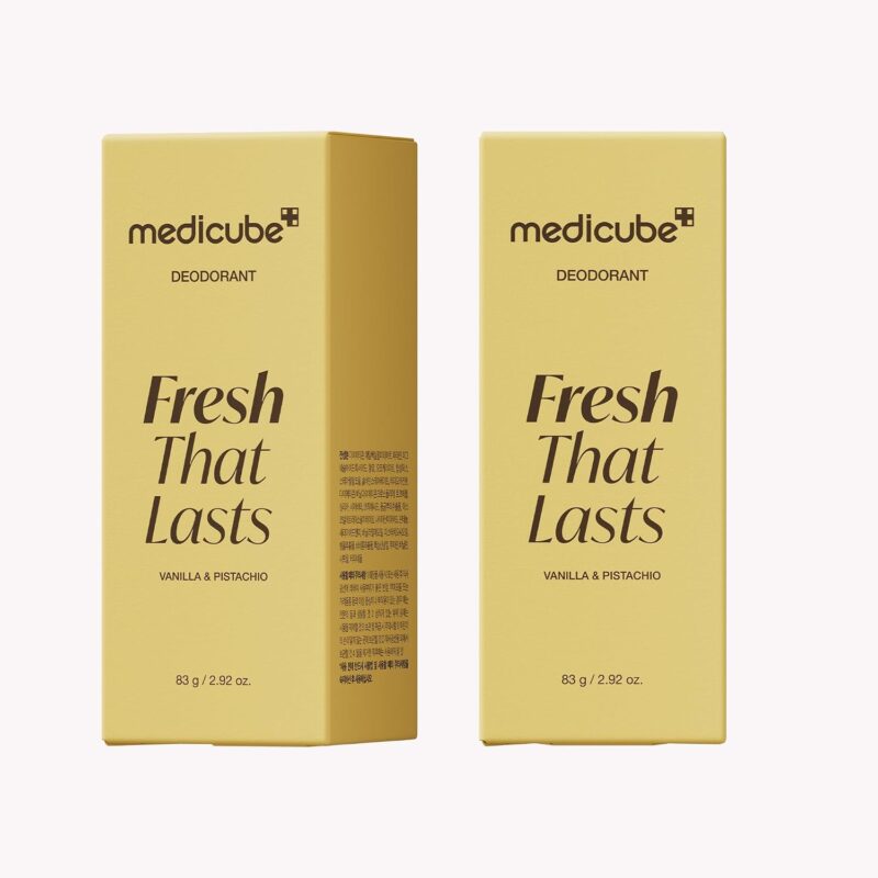 دئودورانت استیکی ضدتعریق و روشن‌کننده زیر بغل مدیکیوب Medicube Fresh That Lasts Vanilla & Pistachio حاوی کوجیک اسید و نیاسینامید وزن 83 گرم - Image 2