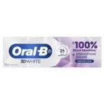 خمیردندان سفیدکننده و تقویت‌کننده مینای دندان اورال بی Oral-B 3D White Diamond Clean حجم 95 گرم - Image 3