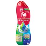 ژل ماشین ظرف‌شویی پریل Pril Excellence 5-in-1 چربی‌زدا، مناسب 50 بار شست‌وشو حجم 900 میل