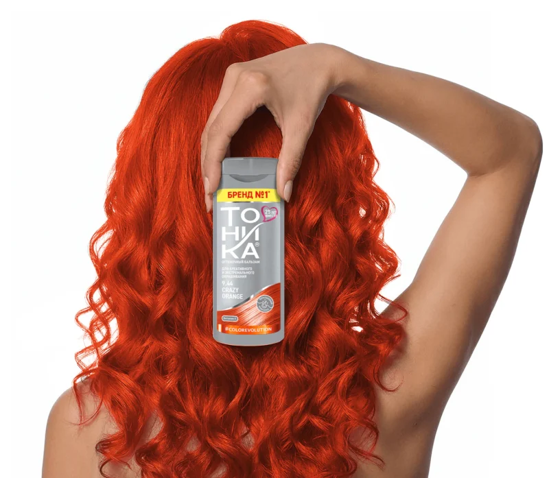 شامپو رنگ مو تونیکا TONIKA Tonic Color Evolution Crazy Orange شماره 9.44 رنگ نارنجی حجم 150 میل - Image 4