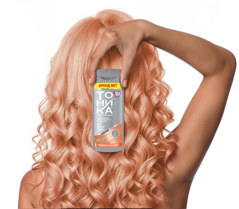 شامپو رنگ مو تونیکا TONIKA Tonic Color Evolution Peach Punch شماره 9.53 رنگ هلویی پاستلی حجم 150 میل - Image 4