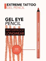 مداد چشم ژلی ضدآب فلورمار Flormar Extreme Tattoo Gel Pencil شماره 08 رنگ Orange Pop - Image 2