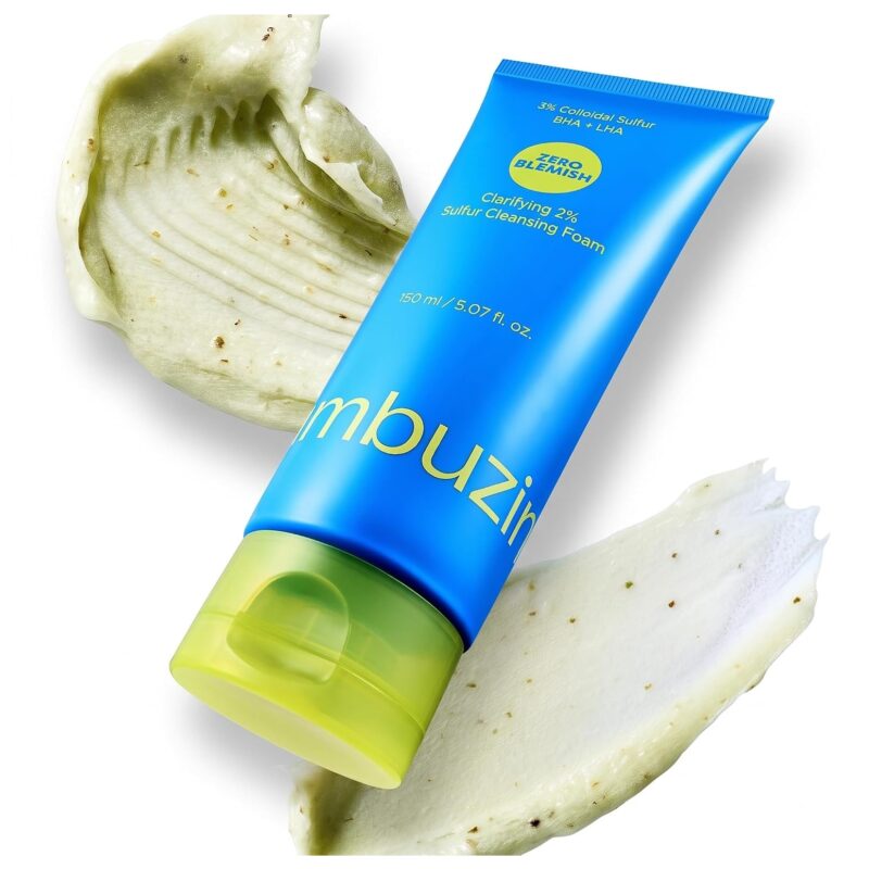فوم شوینده صورت ضدجوش و پاک‌کننده منافذ نامبوزین Numbuzin Zero Blemish Clarifying حاوی 2٪ گوگرد، سالیسیلیک اسید و PHA حجم 150 میل - Image 2