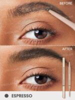مداد و ماژیک دو سر ابرو ضدآب شیگلم SHEGLAM Brows On Demand 2-In-1 Brow Pencil رنگ Espresso - Image 2