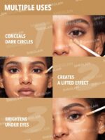 کانسیلر فول کاور و 12 ساعته شیگلم SHEGLAM Like Magic 12HR Full Coverage Concealer رنگ Shell - Image 3