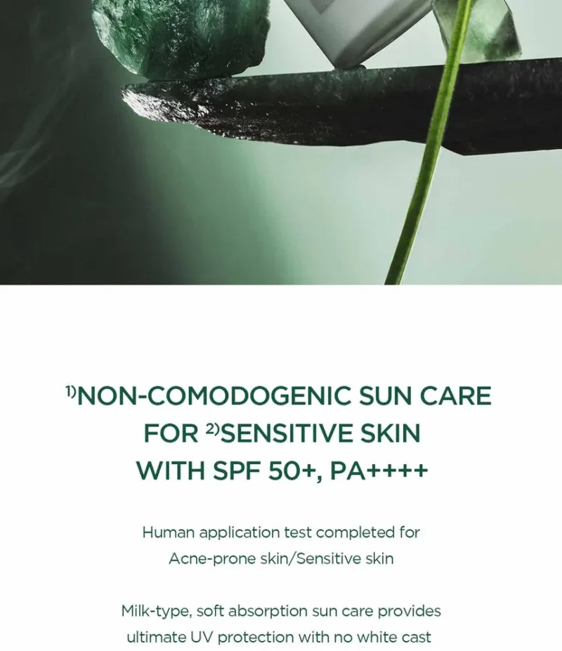 ضدآفتاب تسکین‌دهنده و کنترل‌کننده چربی پوست اسکین 1004 SKIN1004 Centella Tea-Trica Soothing Sun Milk SPF50+ حجم 50 میل - Image 3